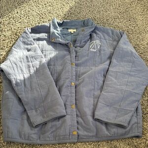 Amuse Society Blue Quilted Jacket